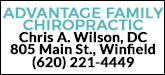 Advantage Family Chiropractic Sponsorship Banner
